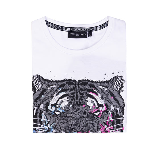 ALESSANDRO ZAVETTI GROWLER PAINT DRIP TEE