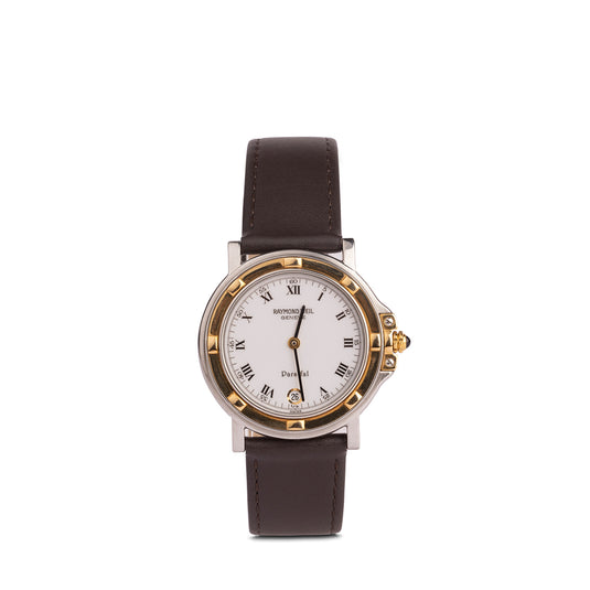 Raymond Weil Parsifal Gold Watch White Tail